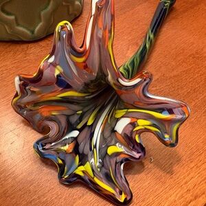 Colorful Glass Art Sculpture